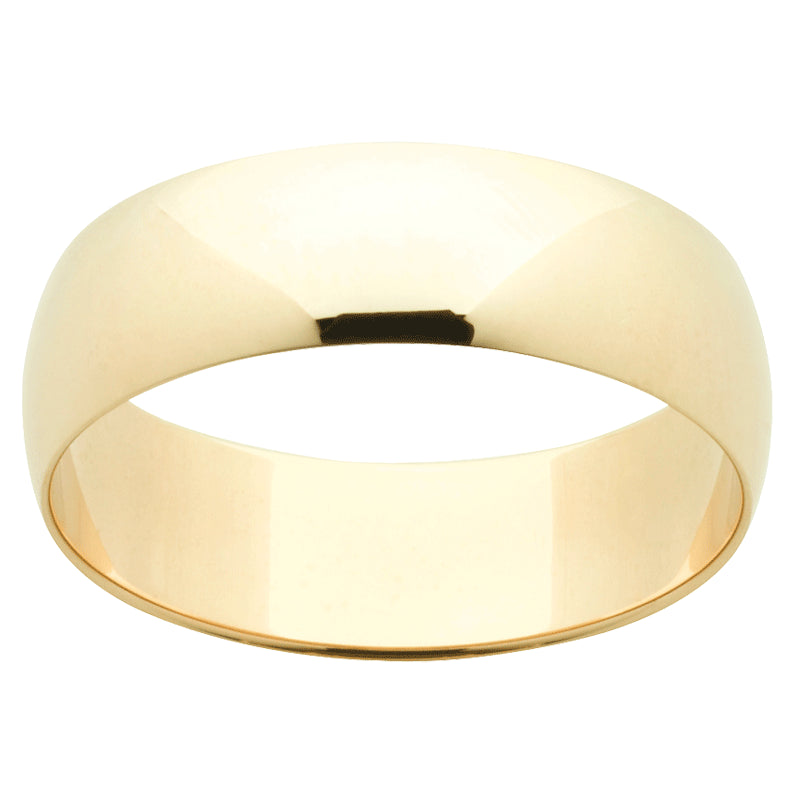 9ct Yellow Gold Wedding Ring 3mm Wide