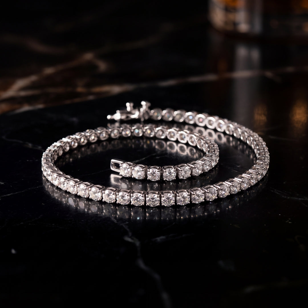 Lab Grown Diamond Tennis Bracelet TDW=5.51ct