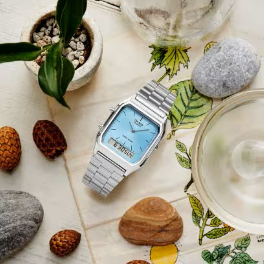 Casio Vintage analog and digital watch