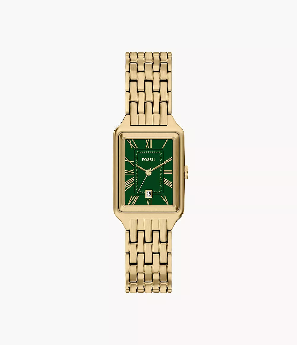 Fossil Raquel 23mm Three-Hand Gold-Tone Stainless Steel Watch