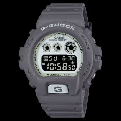 Grey digital G shock with 200m water resis with glow in the dark face