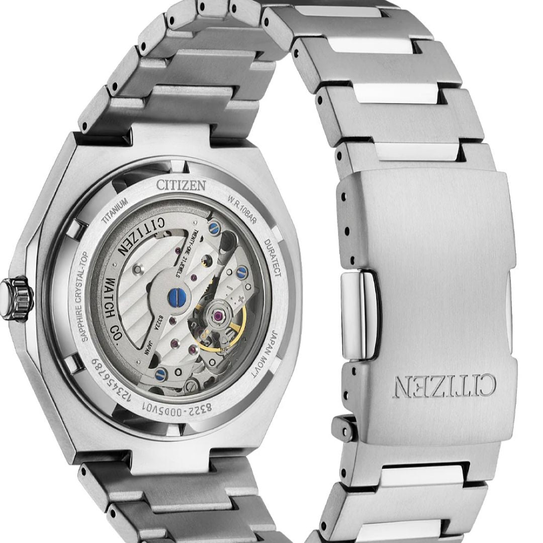 Gents Titanium Citizen automatic Copper brushed dial