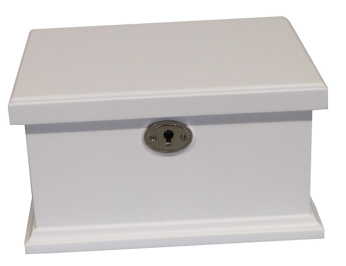 White Children's Musical Jewellery Box