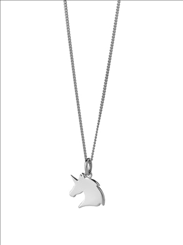 Karen Walker Mini Unicorn Necklace Silver